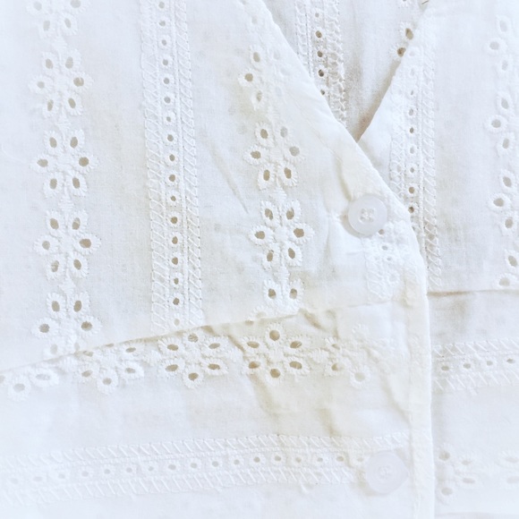 Sexy 2 Pcs Boho Eyelet Skirt Crop Top Set NEW!! - Picture 5 of 8